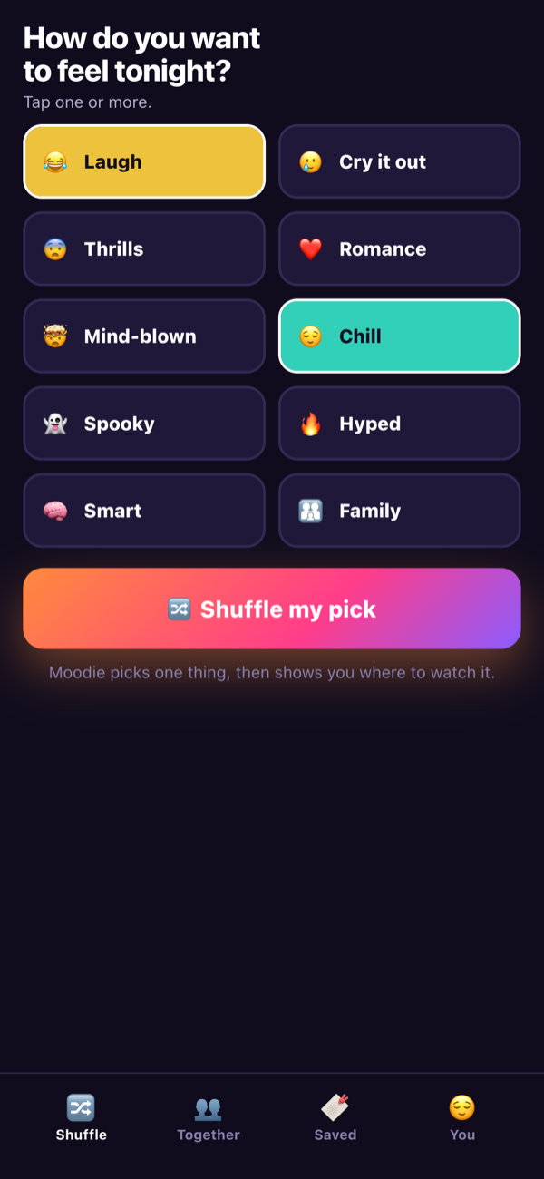 Moodie screenshot 1 of 5